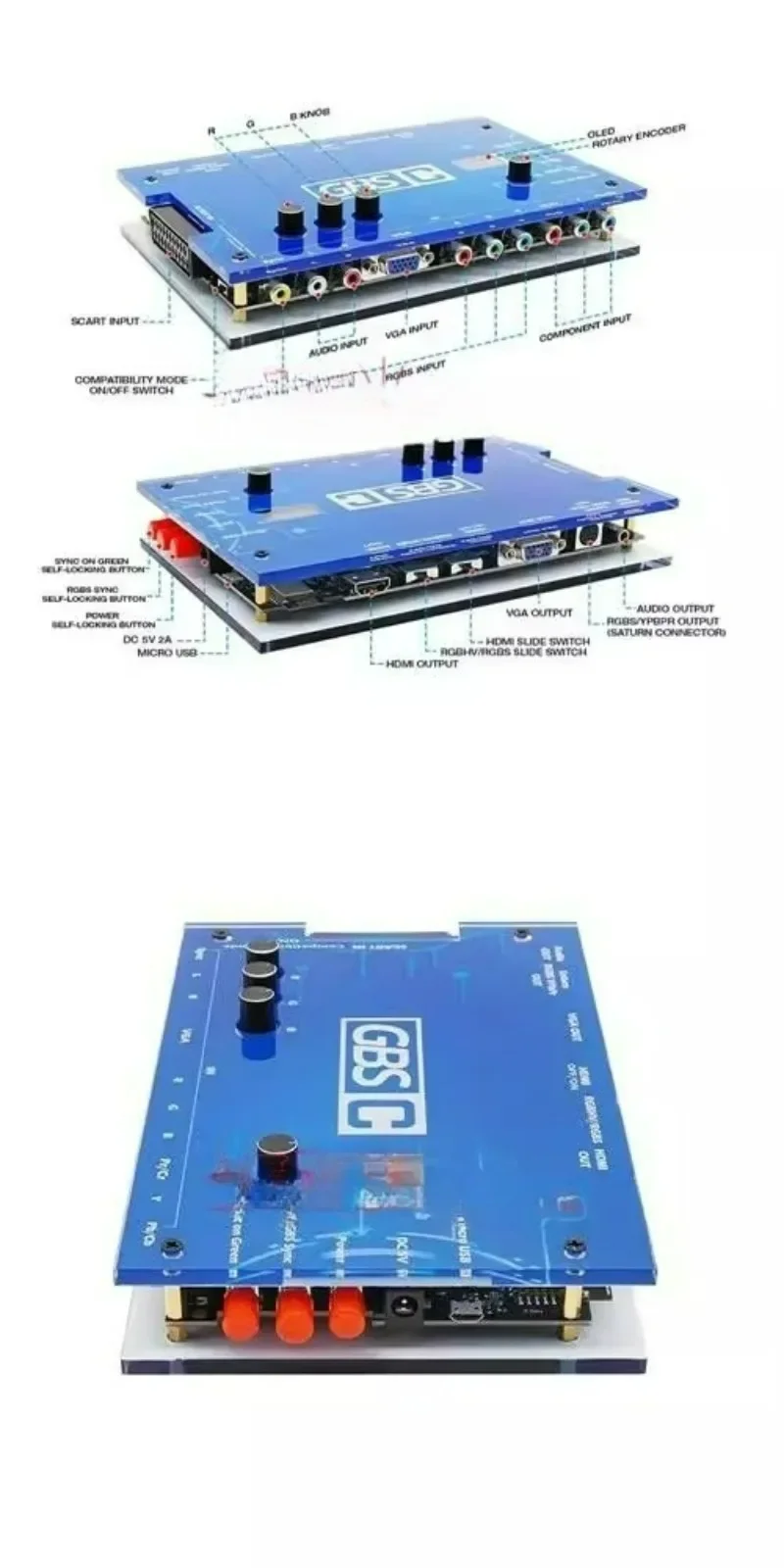 Suitable for GBS Converter Con - Scart To Hdmi review and price